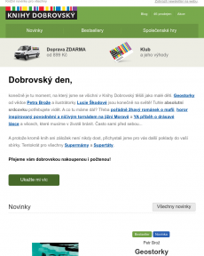 Knihy Dobrovský - Fascinující Geostorky, smyslná mafiánská romantika a další pecky