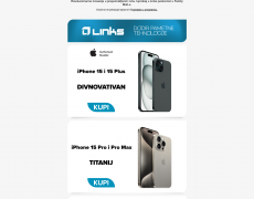 Links - Kupi već danas novi iPhone 15, Apple Watch ili AirPods!