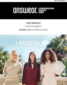 Answear - NEW ARRIVALS: Lacoste