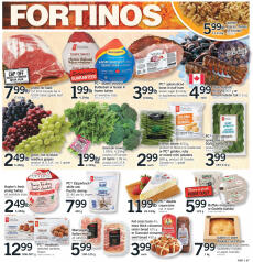 Fortinos flyer from Thursday 28.09.