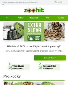 Zoohit.cz - Až 30% SLEVA na vybrané produkty