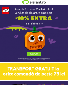 Elefant - Începe aventura LEGO! -10% EXTRA la al doilea set cumpărat!
