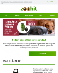 Zoohit.cz - DÁREK do chladných podzimních dní