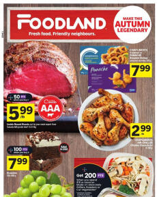 Foodland flyer from Thursday 19.10.