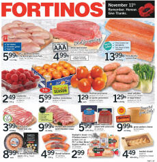 Fortinos flyer from Thursday 09.11.