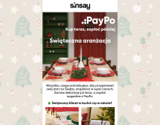 Sinsay - Dekoracje świąteczne od 7,99 PLN