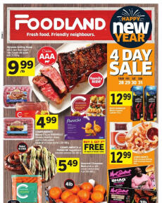 Foodland flyer from Thursday 28.12.