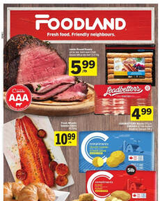 Foodland flyer from Thursday 11.01.