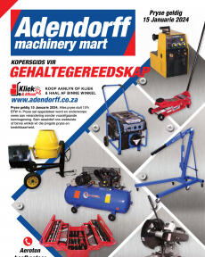 Adendorff Machinery Mart specials from Monday 15.01.