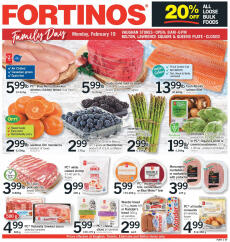 Fortinos flyer from Thursday 15.02.