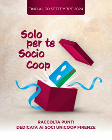 Coop Firenze - Catalogo Premi Solo Per Te Socio Coop