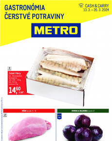 Metro - Gastronómia čerstvé potraviny