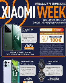 Unieuro - Xiaomi week