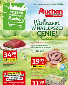 Supermarket  Auchan - Wielkanoc z najlepszej cenie! Część 2.