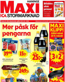 ICA Maxi-broschyr från Måndag 25.03.