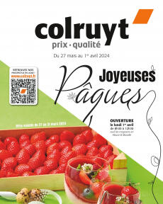 Catalogue Colruyt de du mercredi 27.03.
