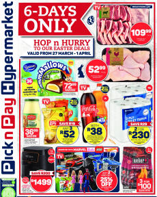 Pick n Pay - Hyper Easter Weekend Specials - Eastern Cape