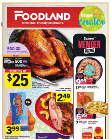 Foodland flyer from Thursday 28.03.