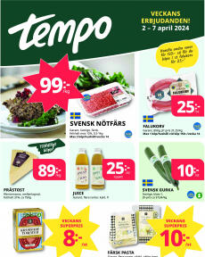 Tempo-broschyr från Tisdag 02.04.