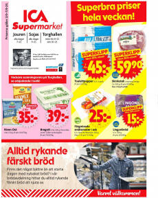 ICA Supermarket-broschyr från Tisdag 02.04.