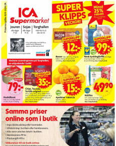 ICA Supermarket-broschyr från Måndag 08.04.