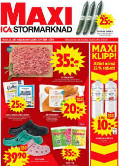 ICA Maxi-broschyr från Måndag 15.04.