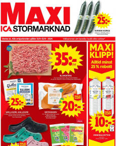 ICA Maxi-broschyr från Måndag 15.04.