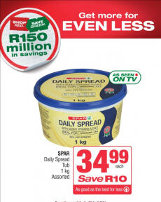 Spar - Daily Spread