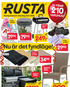 Rusta-broschyr från Måndag 15.04.
