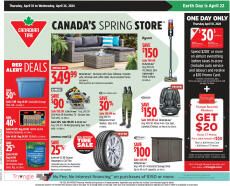Canadian Tire flyer from Thursday 18.04.