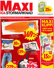 ICA Maxi-broschyr från Måndag 22.04.