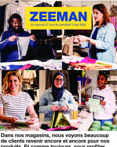 Catalogue Zeeman de du samedi 27.04.