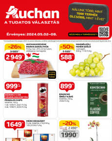 Auchan Maďarsko leták od štvrtka 02.05.