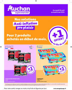 Auchan Supermarché - Un produit offert en fin de mois !
