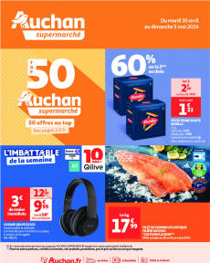 Auchan supermarché - 50 offres au top !