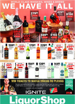 Checkers LiquorShop specials from Wednesday 24.04.