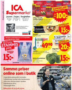 ICA Supermarket-broschyr från Måndag 06.05.