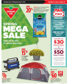 Canadian Tire flyer from Thursday 09.05.