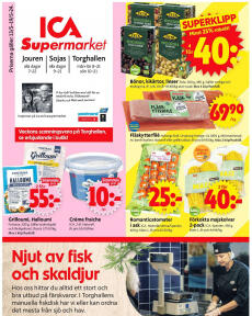 ICA Supermarket-broschyr från Måndag 13.05.