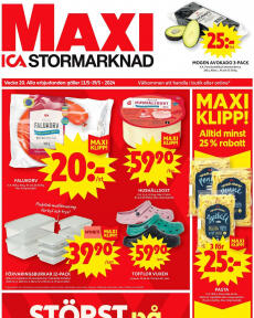 ICA Maxi-broschyr från Måndag 13.05.