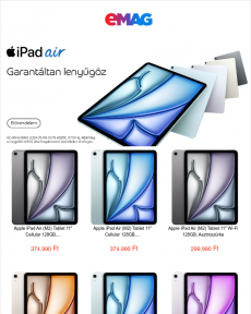eMAG - Rendeld elő az új iPadek egyikét! iPad Pro és iPad Air az eMAG-on!