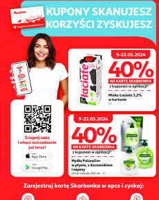 Auchan Poľsko - Kupony w aplikacji