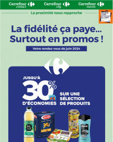 Carrefour - La fidélité, ça paye surtout en promos