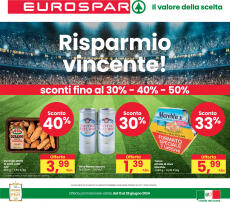 Volantini Eurospar da giovedì 13.06.