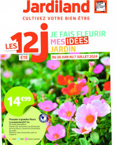 Catalogue Jardiland de du mercredi 26.06.