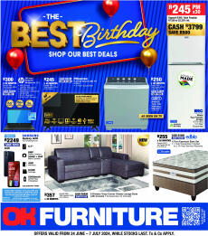 OK Furniture specials from Monday 24 Jun