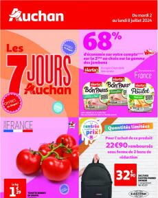 Catalogue Auchan de du mardi 02.07.