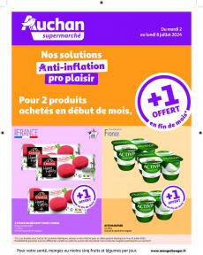 Auchan Supermarché - Un produit offert en fin de mois !