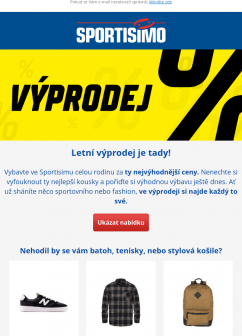 Sportisimo.cz - Výprodej je tady!