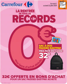 Carrefour - La Rentrée de tous lees Records